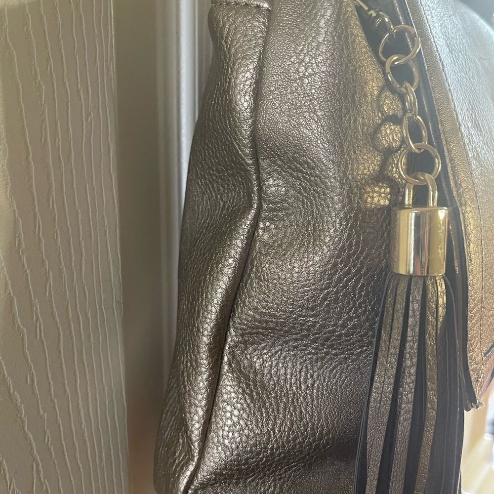 Kate Landry metallic bronze multi function should… - image 9